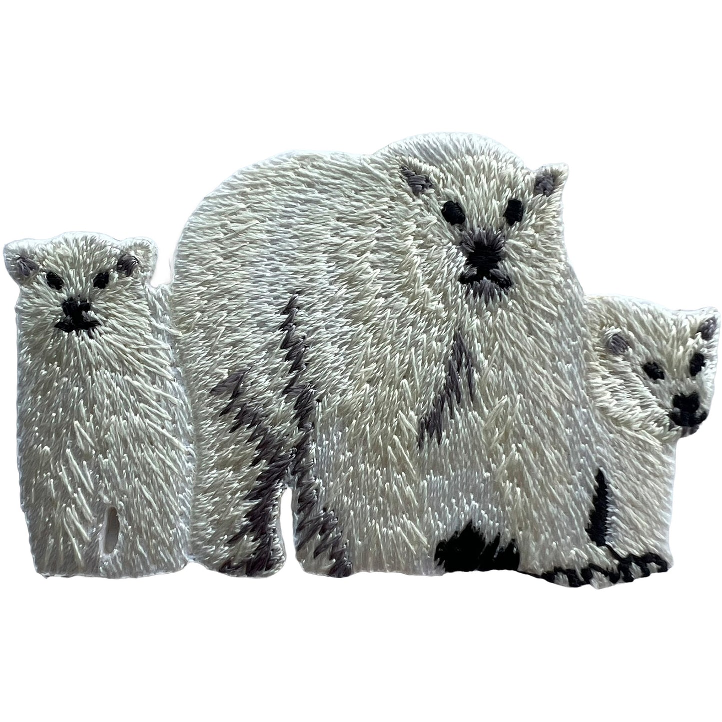 Polar Bear Embroidered Patch Iron Sew On Clothes Jeans Jumper Embroidery Badge