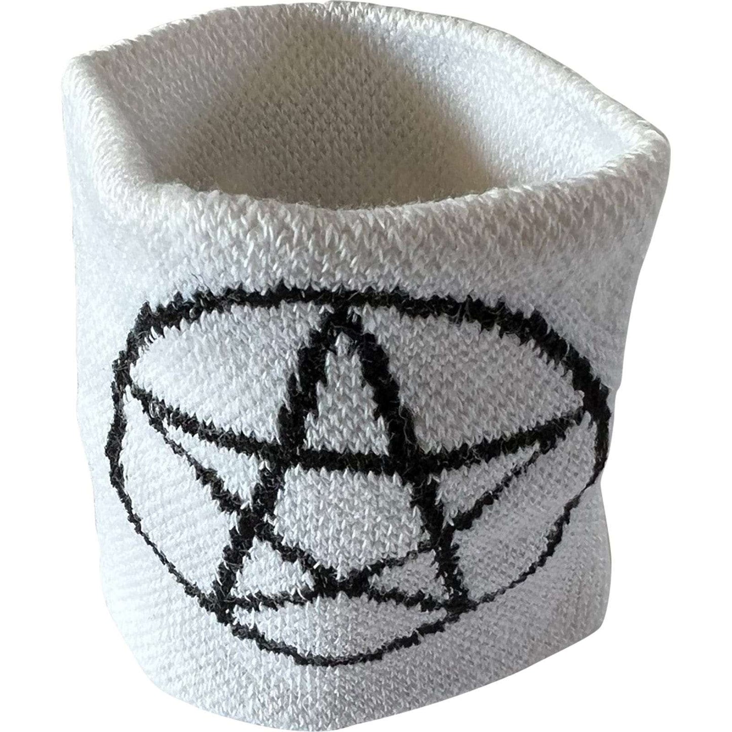 1 x Pentagram 5 Point Star Wrist Sweatband Fitness Wristband Gym Sport Gaming