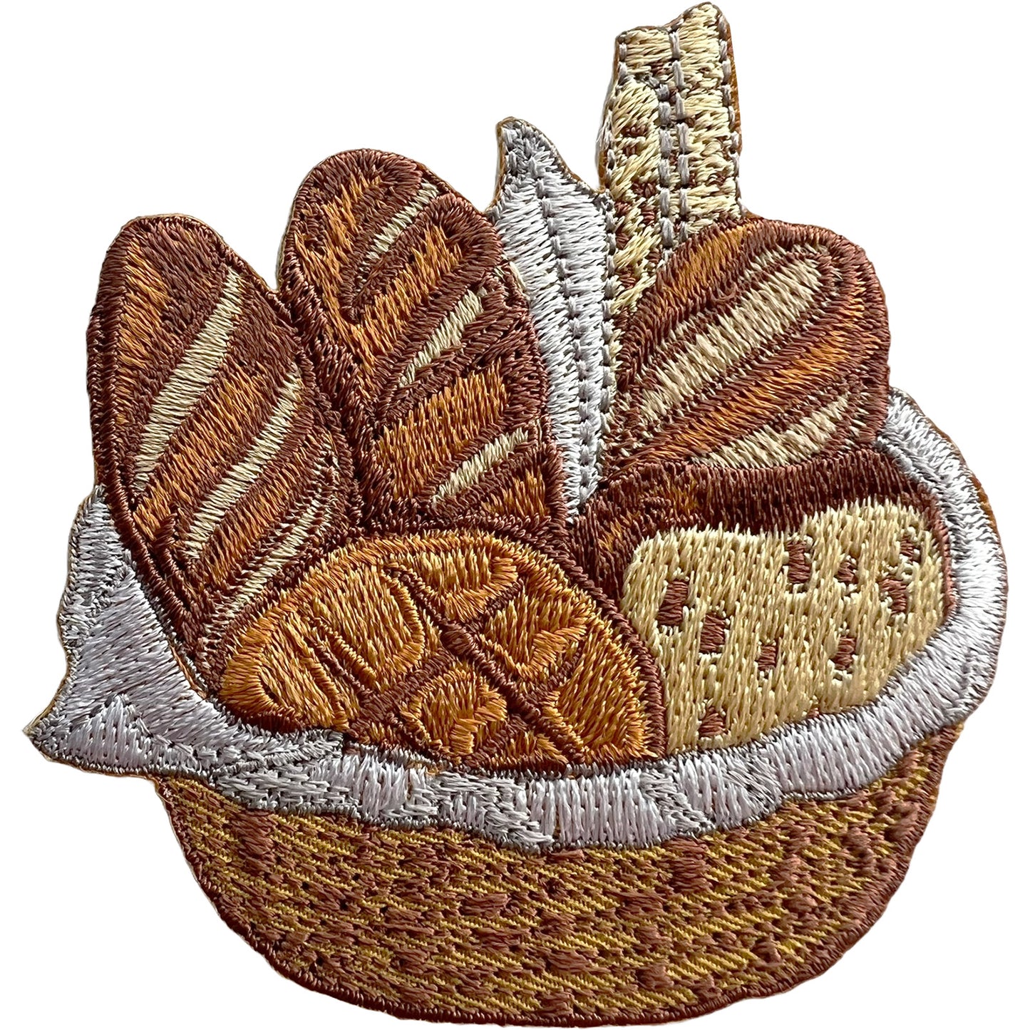 Bread Basket Patch Iron Sew On Jacket Denim Jeans Arts Crafts Embroidery Badge