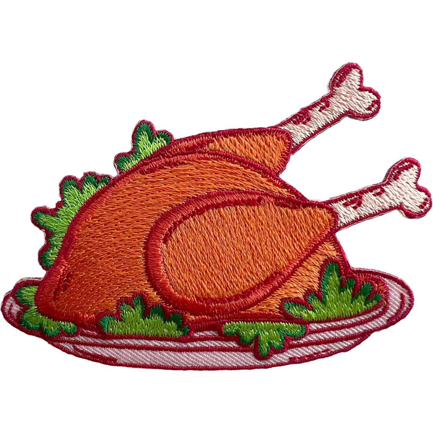 Christmas Turkey Iron Sew On Embroidered Patch Crafts Stocking Jumper Decoration
