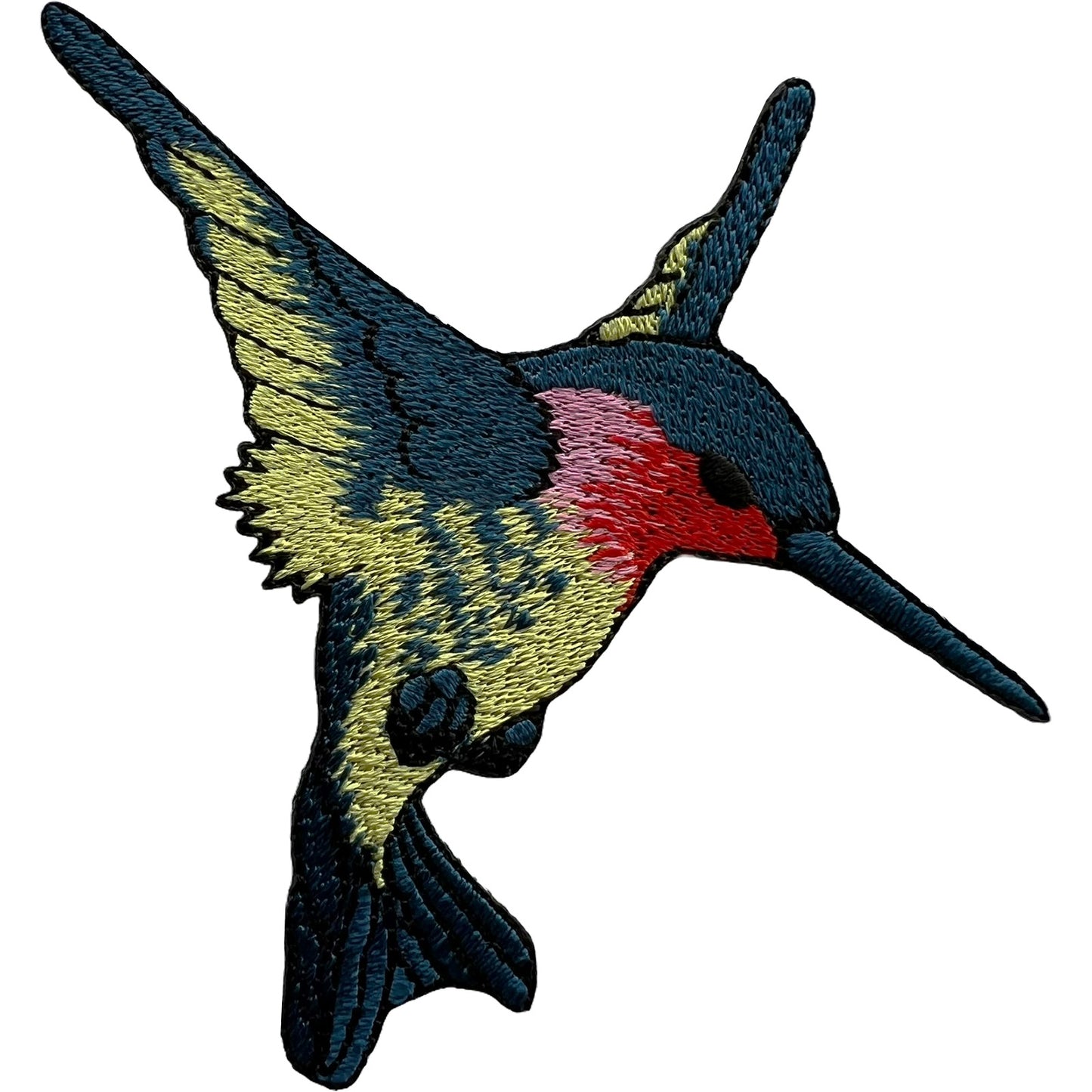 Hummingbird Patch Iron Sew On T Shirt Jacket Clothes Bird Embroidery Badge Decal