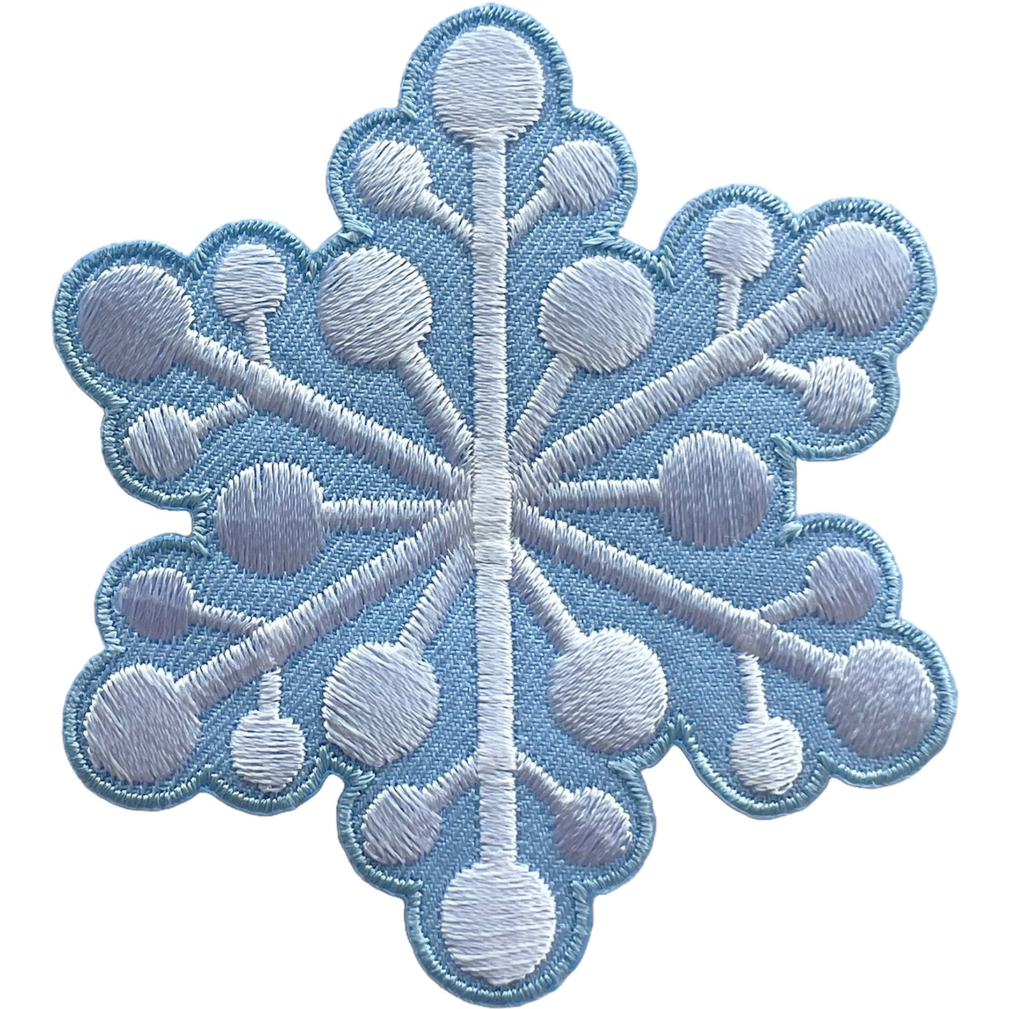 Snowflake Patch Iron Sew On Clothes Christmas Jumper Decoration Embroidery Badge