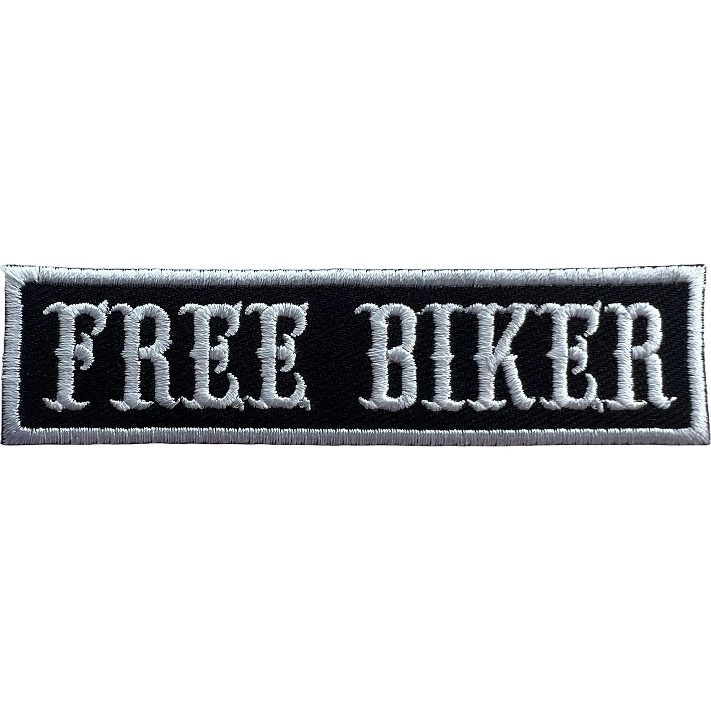 FREE BIKER Patch Iron Sew On Jacket Bag Motorcycle Motorbike Biker Clothes Badge