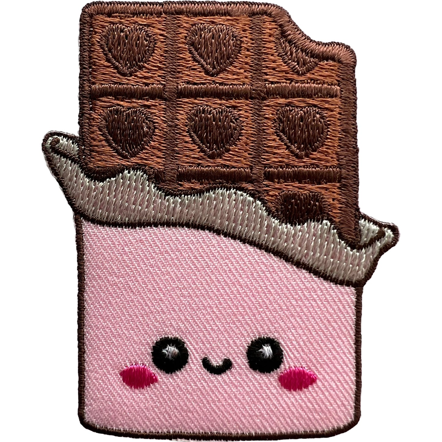 Chocolate Bar Patch Iron Sew On Clothes Denim Jeans Jacket Bag Embroidered Badge