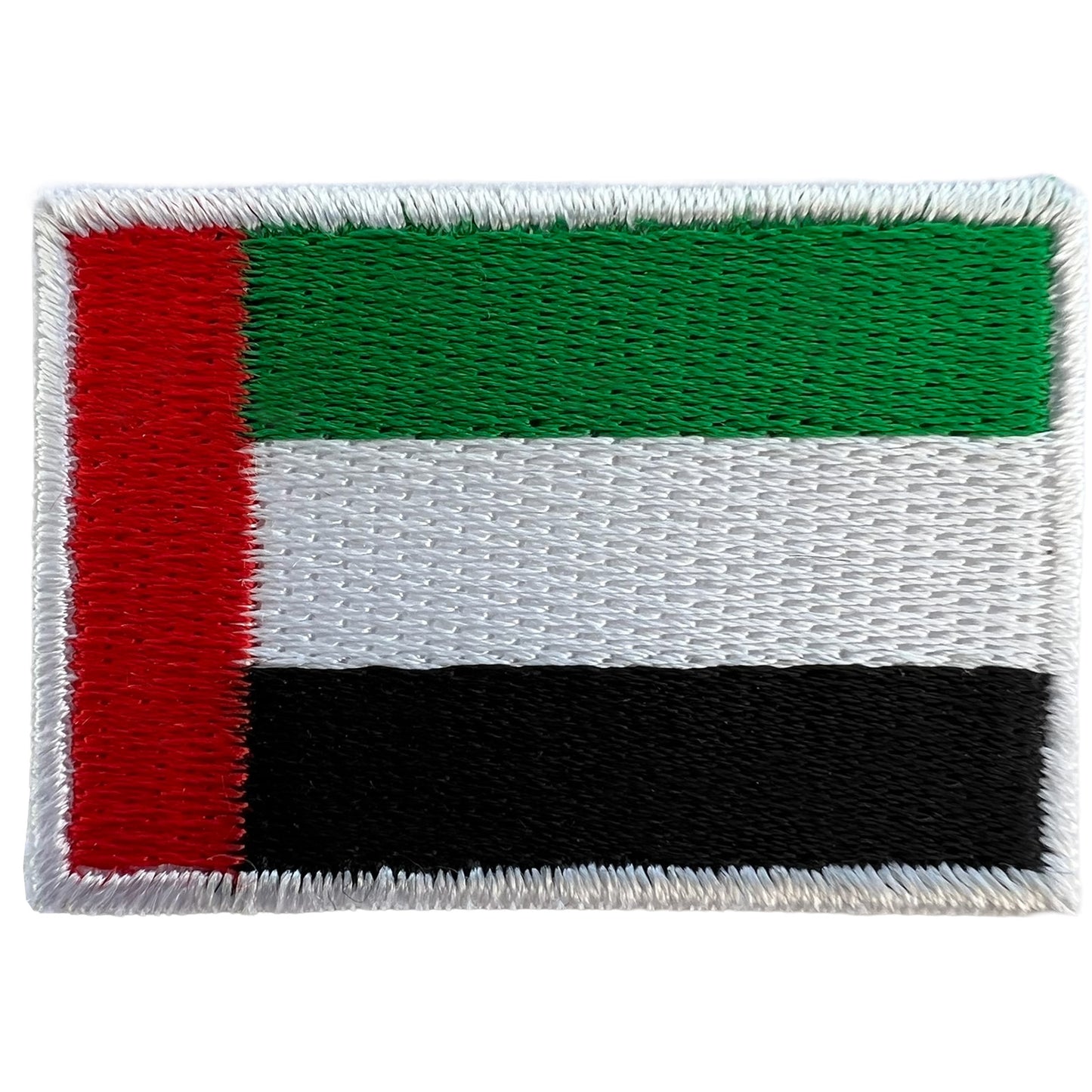Mini United Arab Emirates Flag Patch Iron Sew On Bag Small UAE Embroidered Badge