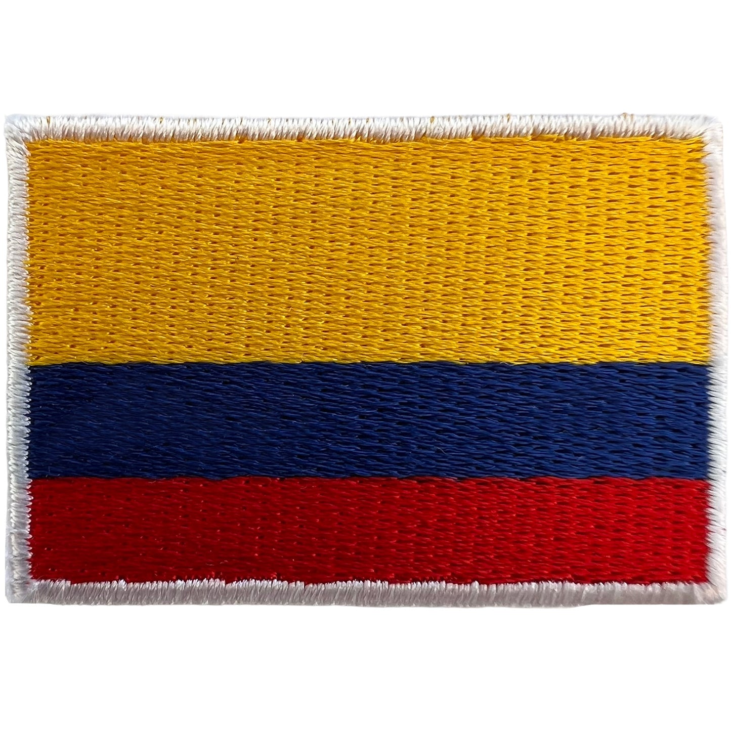 Mini Colombia Flag Patch Iron Sew On Shirt Small South America Embroidered Badge