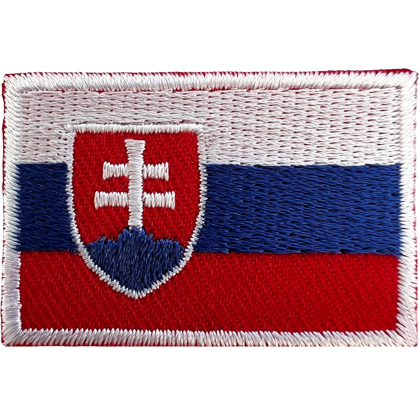 Mini Slovakia Flag Patch Iron Sew On Football T Shirt Bag Small Embroidery Badge