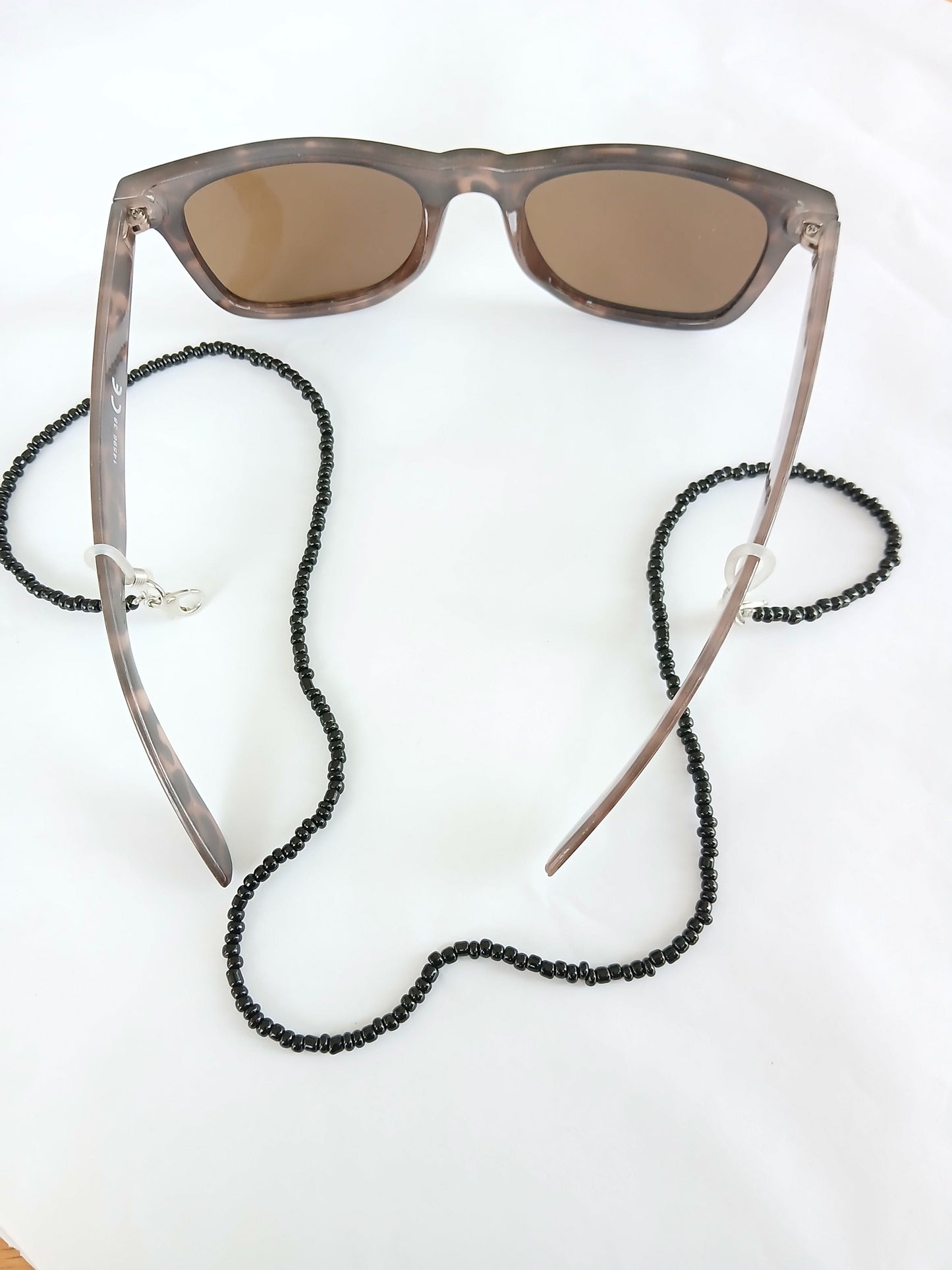 Black beads chain for glasses sunglasses strap glasses accessories