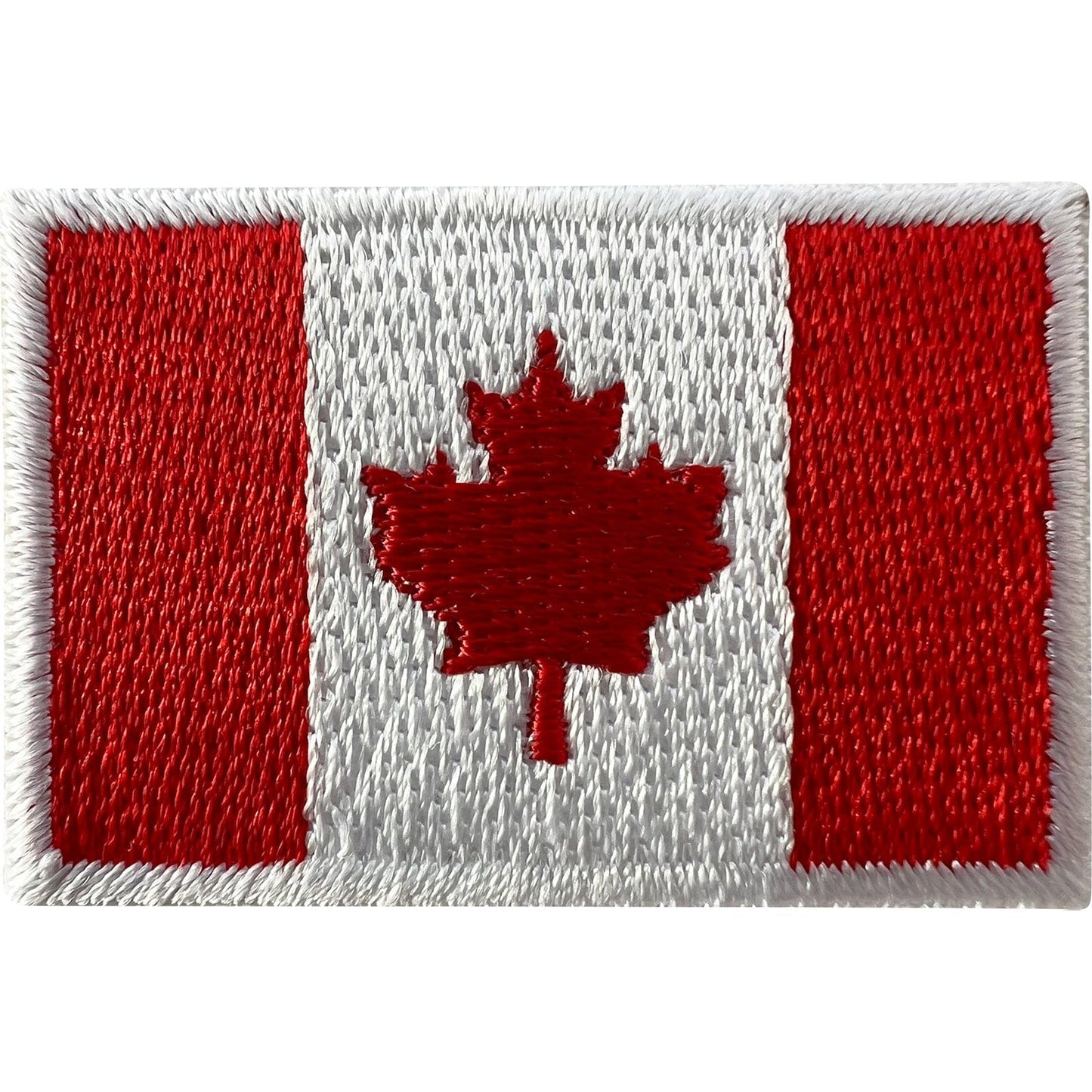 Mini Canada Flag Patch Iron Sew On Clothes Bag Small Canadian Embroidered Badge