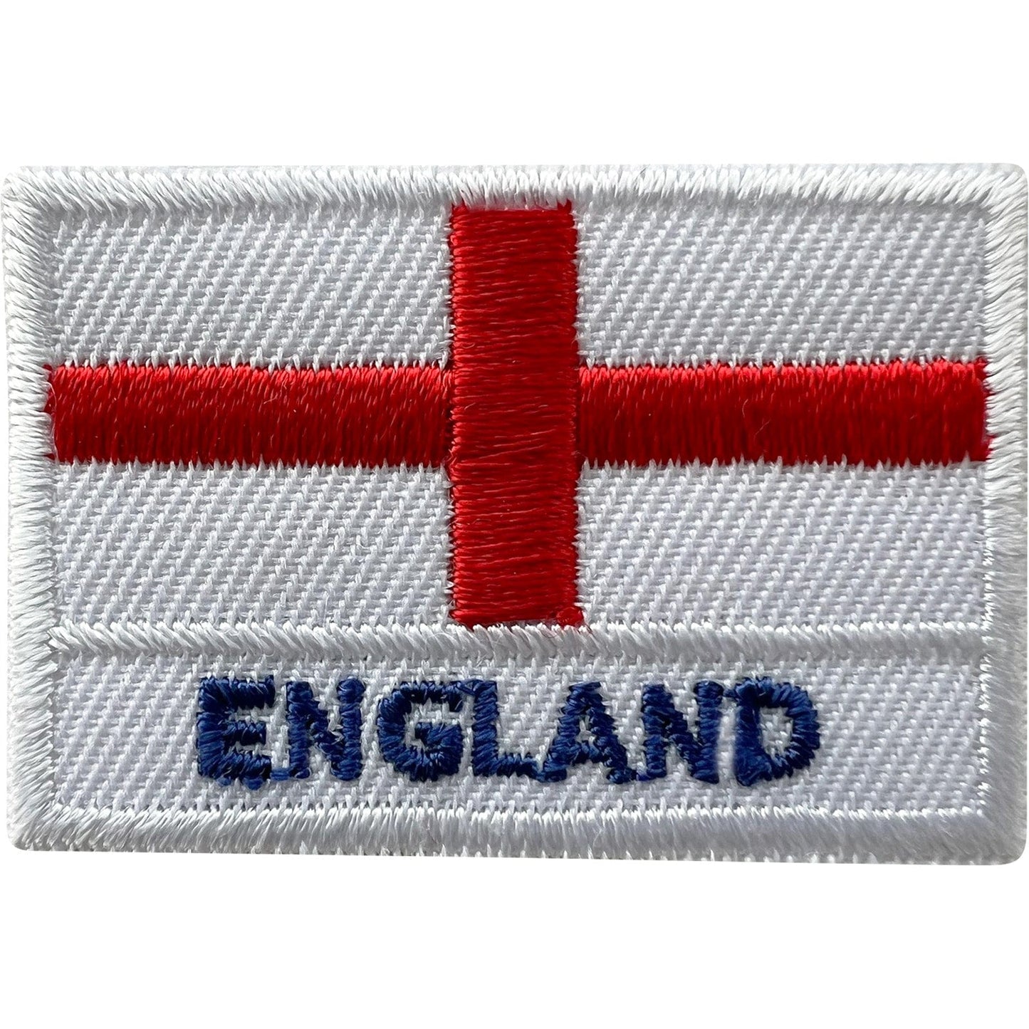 Mini England Flag Patch Iron Sew On Football Rugby Shirt Small Embroidered Badge