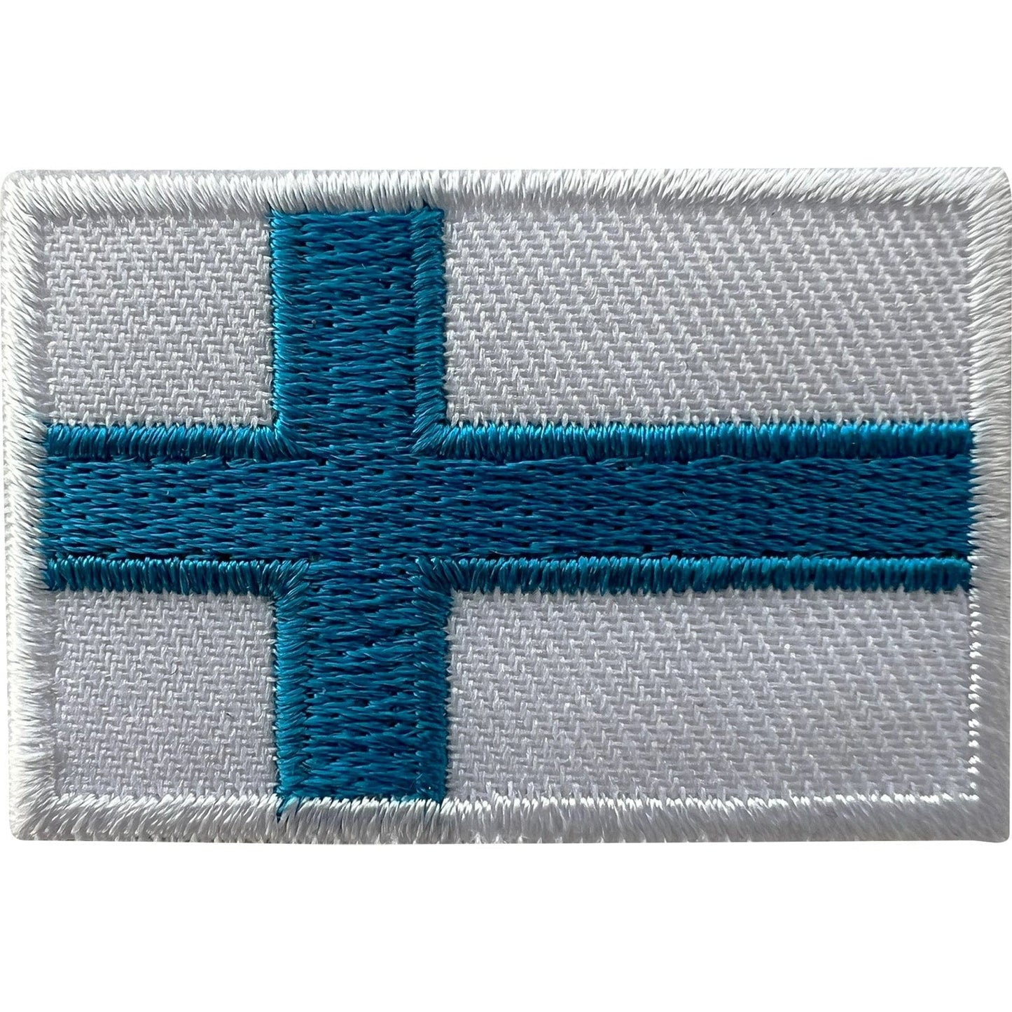Mini Finland Flag Patch Iron Sew On Clothes Jacket Jeans Small Embroidered Badge