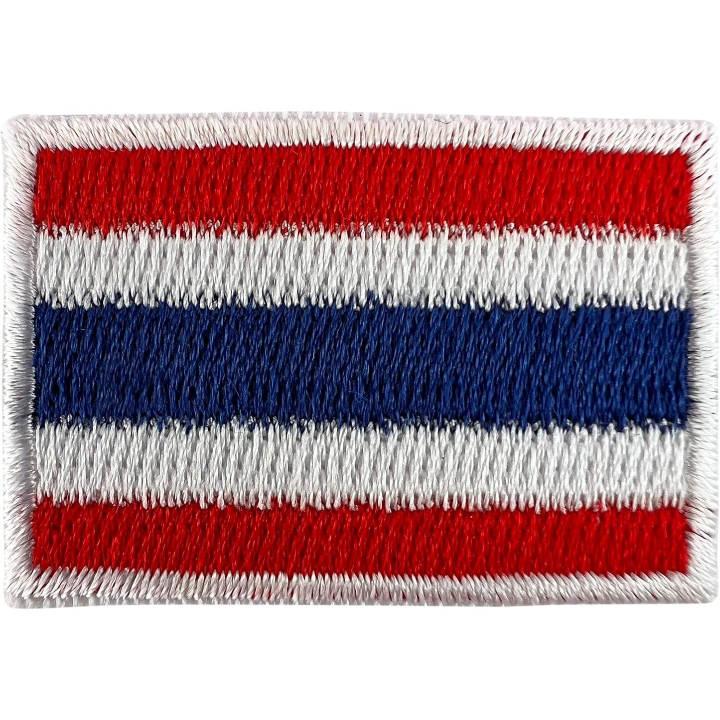 Mini Thailand Flag Patch Iron Sew On Clothes Bag Boxing Shorts Small Thai Badge