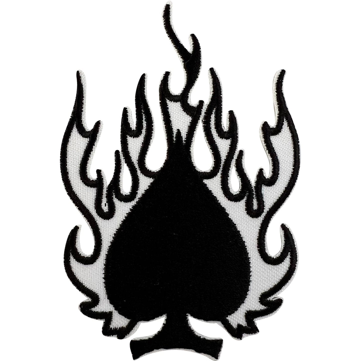 Spades Playing Cards Patch Iron Sew On Denim Jean Jacket Decal Embroidered Badge