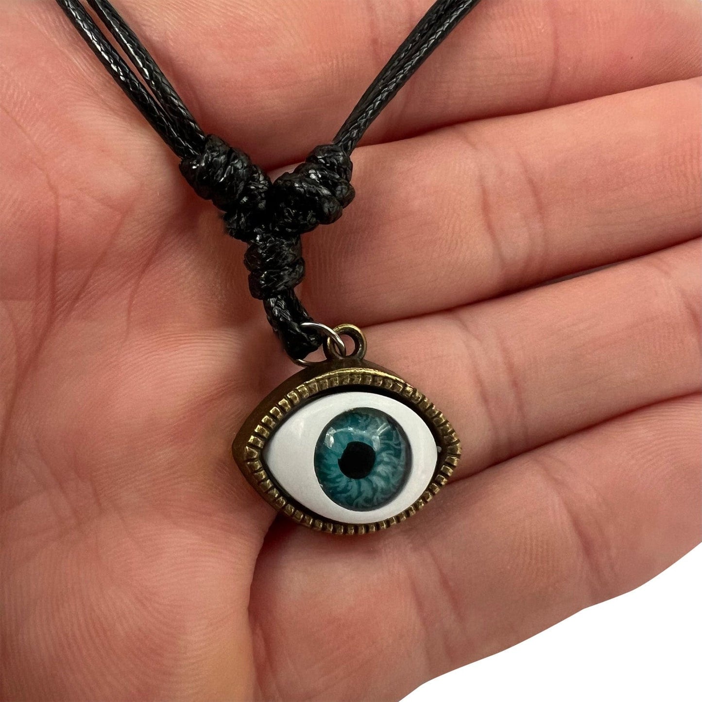 Turkish Evil Eye Pendant Necklace Chain Womens Mens Jewellery Girls Boys Jewelry