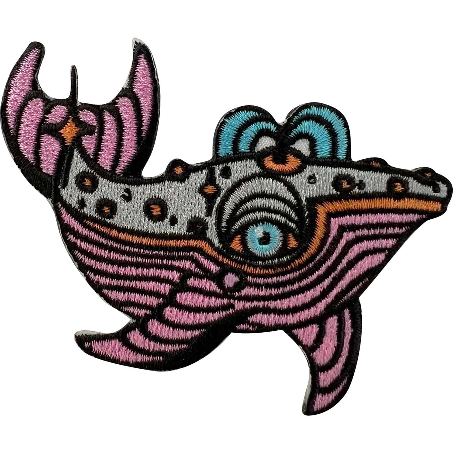 Whale Patch Iron Sew On Denim Jeans Jacket Bag T Shirt Crafts Embroidered Badge