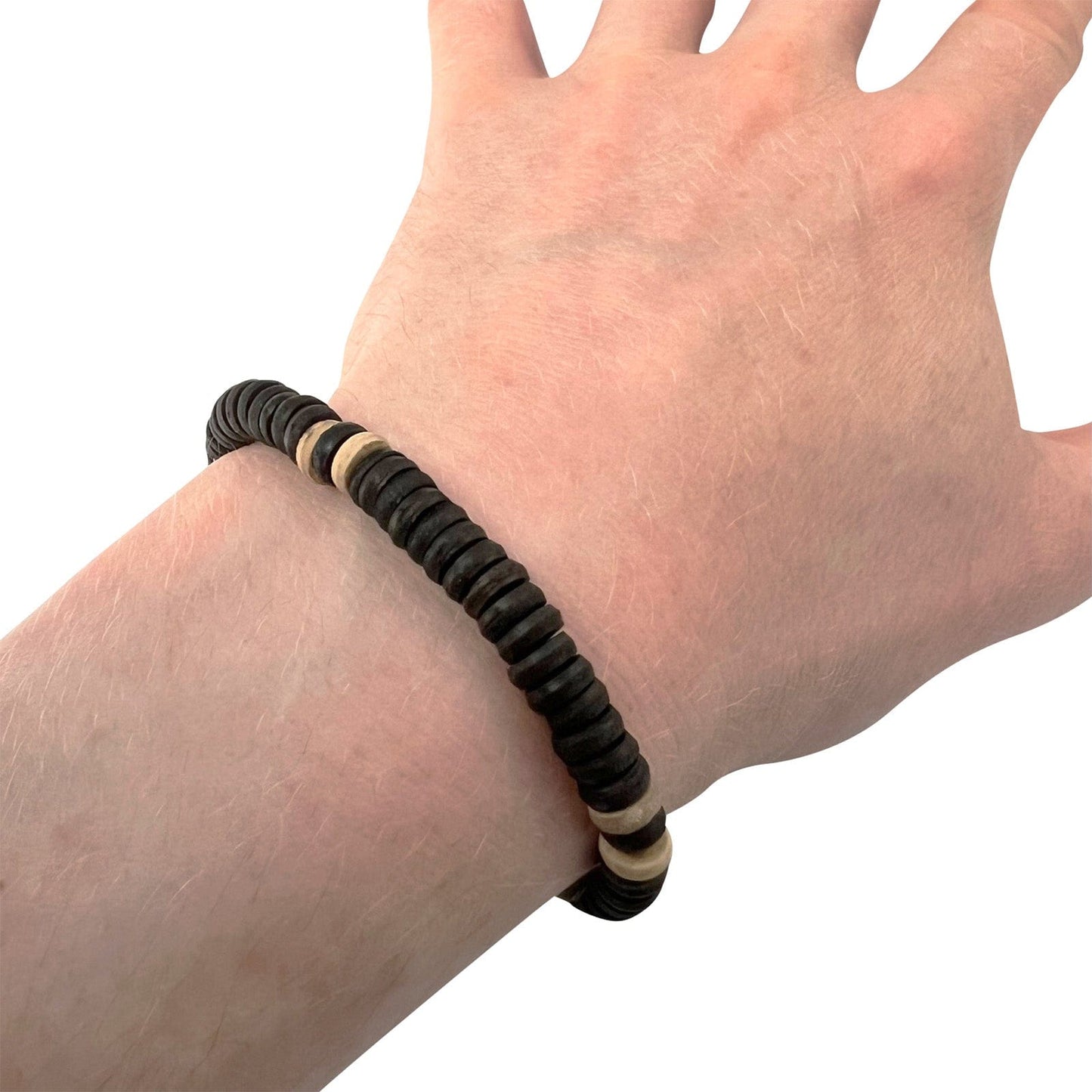 Wood Bracelet Wristband Bangle Mens Ladies Guys Handmade Wooden Beaded Jewellery