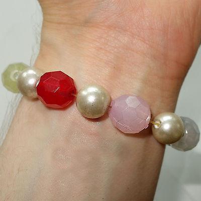 Beads Faux Pearl Bracelet Wristband Bangle Womens Ladies Girls Fashion Jewellery Beads Faux Pearl Bracelet Wristband Bangle Womens Ladies Girls Fashion Jewellery