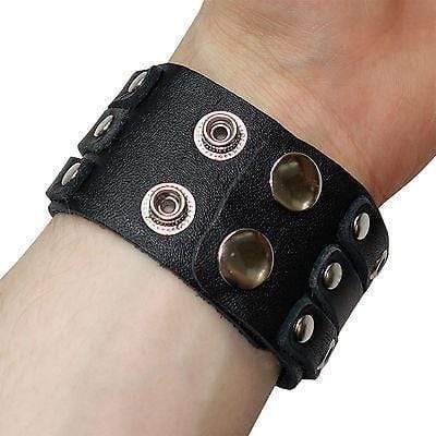 Black Leather Stud Bracelet Wristband Bangle Mens Womens Ladies Girls Boys Kids Black Leather Stud Bracelet Wristband Bangle Mens Womens Ladies Girls Boys Kids