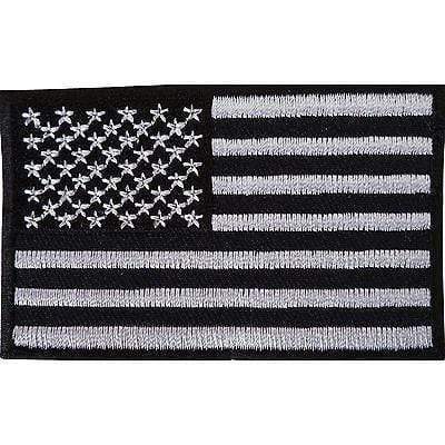 Black USA Flag Embroidered Iron Sew On American Patch America T Shirt Bag Badge
