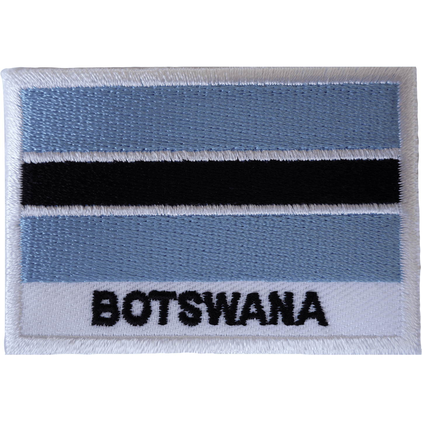 Botswana Flag Iron On Patch Sew On Clothes Bag South Africa Embroidered Badge