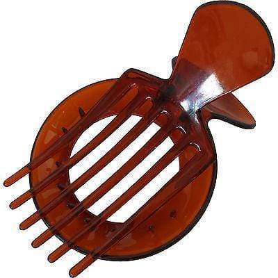 Brown Hair Bun Claw Clip Comb Clamp Grip Grasp Girls Kids Ladies Accessories Brown Hair Bun Claw Clip Comb Clamp Grip Grasp Girls Kids Ladies Accessories
