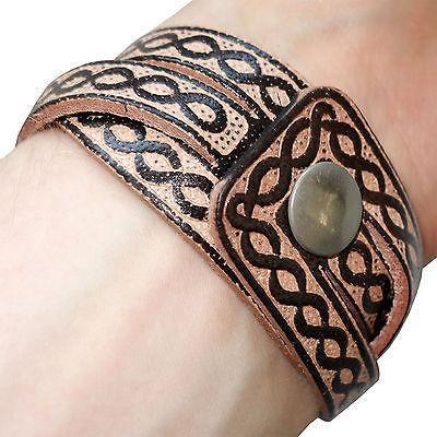 Brown Leather Surfer Bracelet Tribal Urban Wristband Bangle Mans Boys Woman Lady