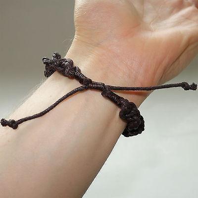 Brown Rope Cord Chunky Surfer Bracelet Wristband Bangle Mens Ladies Boys Girls Brown Rope Cord Chunky Surfer Bracelet Wristband Bangle Mens Ladies Boys Girls