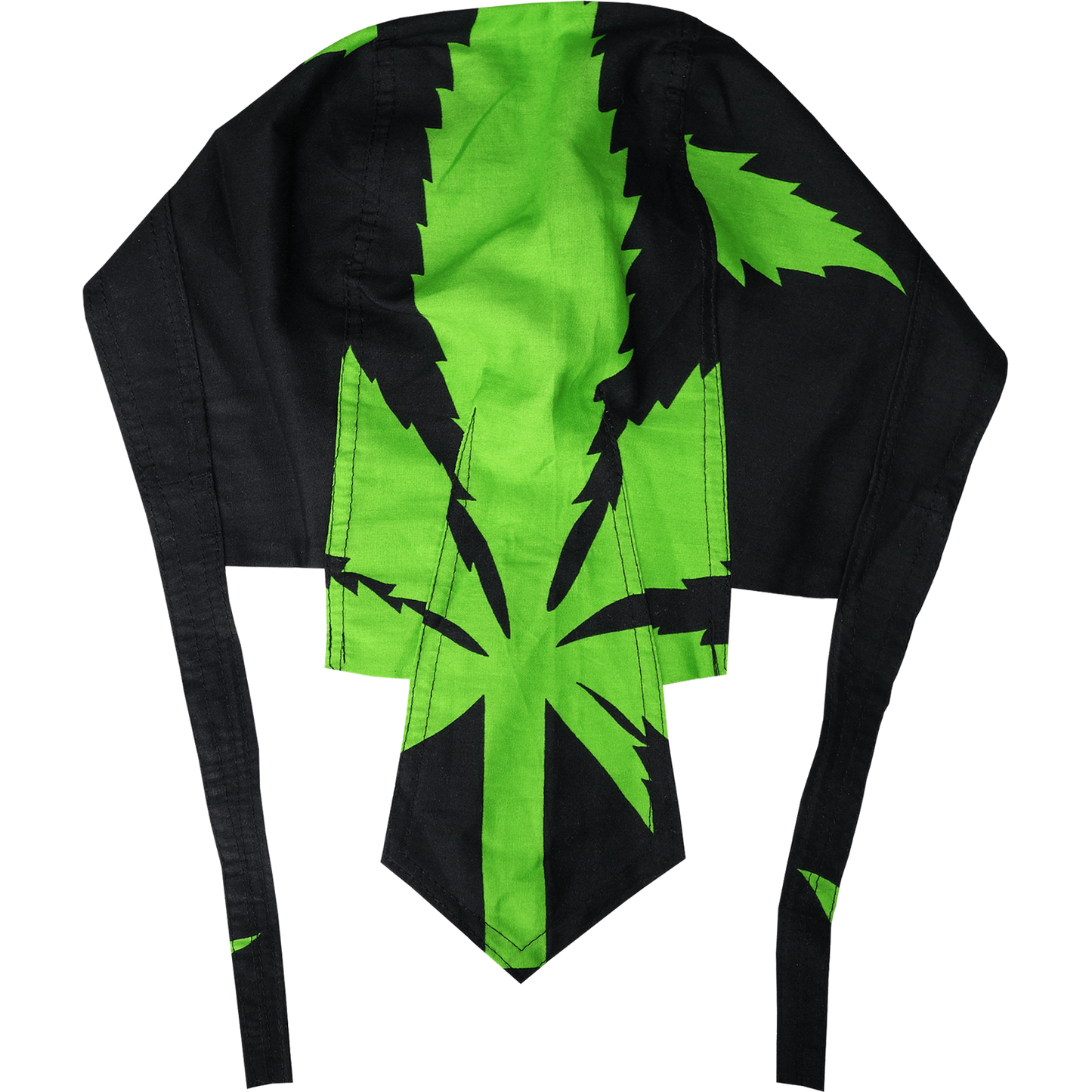 Cannabis Leaf Bandana Zandana Biker Motorcycle Motorbike Chef Hat Cap Head Scarf