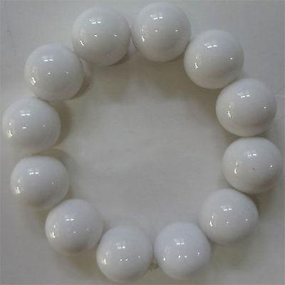 Elasticated White Beaded Bracelet Wristband Bangle Womens Ladies Girls Jewellery Elasticated White Beaded Bracelet Wristband Bangle Womens Ladies Girls Jewellery