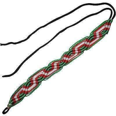 Green Red White Handmade Bracelet Wristband Bangle Womens Mens Boys Girls Ladies