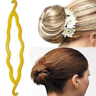 Hair Bun Doughnut Style Maker Clip Girls Kids Donut Styling Grip Clasp Band Tool Hair Bun Doughnut Style Maker Clip Girls Kids Donut Styling Grip Clasp Band Tool