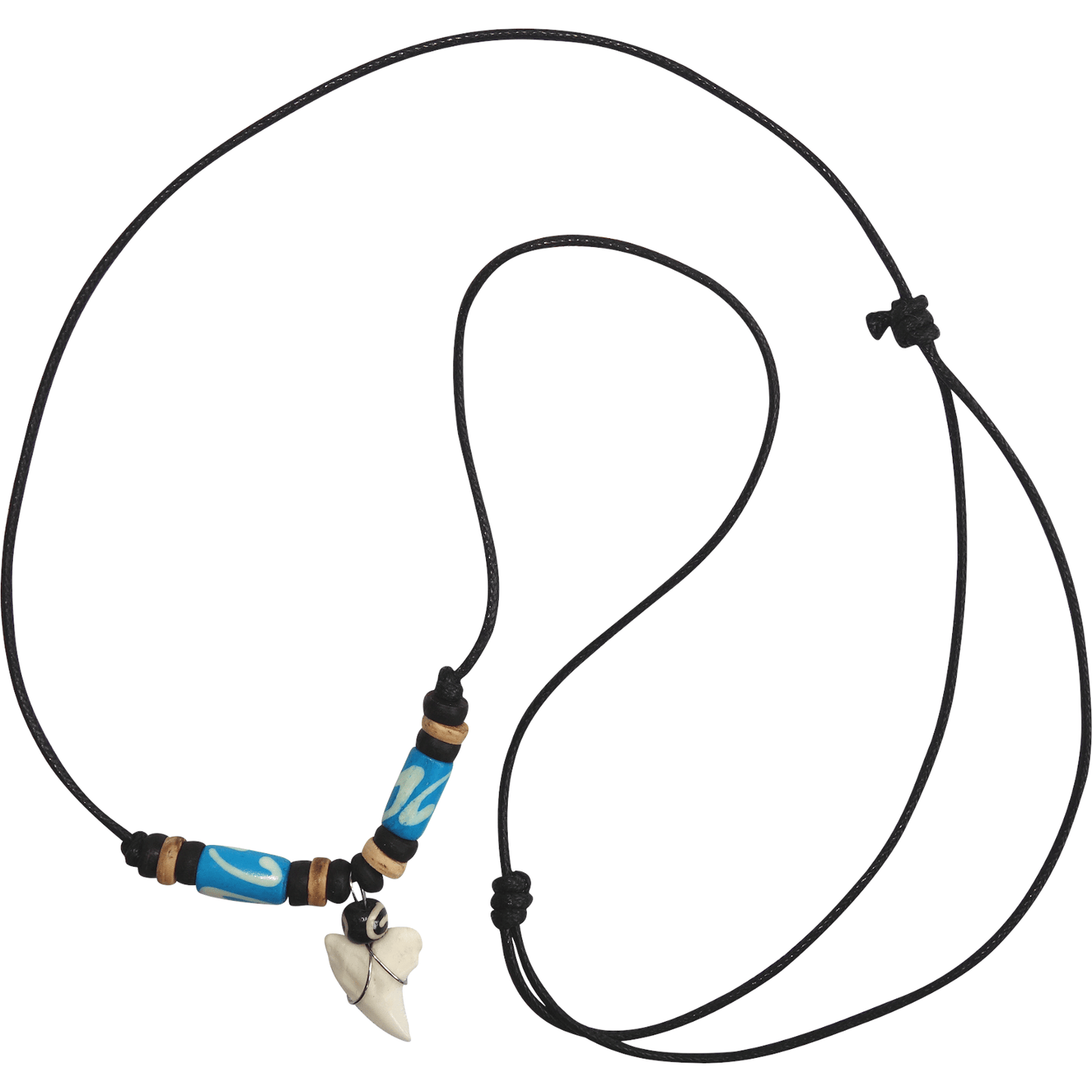 Shark Tooth Pendant Chain Surf Necklace Choker Mens Womens Girls Boys Jewellery