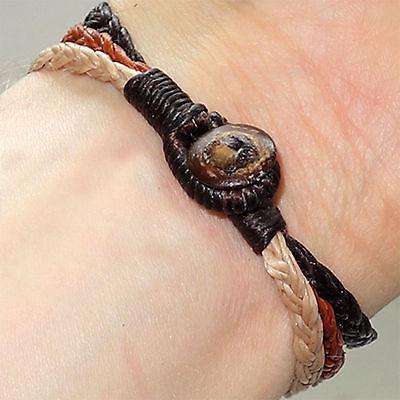Mens Womens Tribal Surfer Bracelet Wristband Bangle Black Brown Beige Boys Girls Mens Womens Tribal Surfer Bracelet Wristband Bangle Black Brown Beige Boys Girls