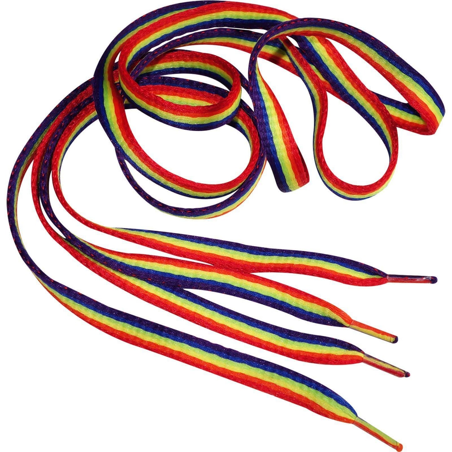 Pair of Gay Pride Rainbow Flag Shoe Laces for Womens Mens Trainers Shoes Boots