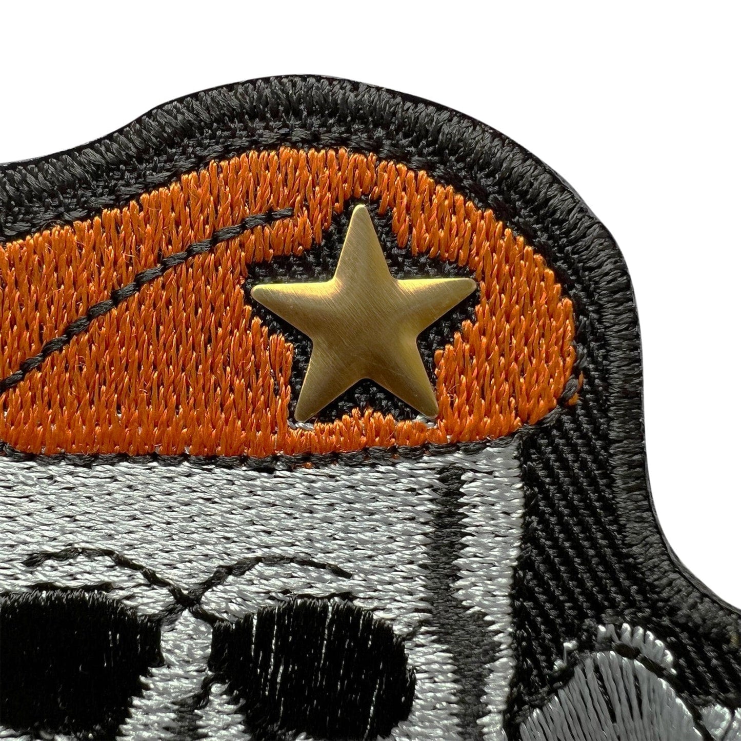 Skull and Crossbones Beret Star Patch Iron Sew On Jeans Jacket Embroidered Badge