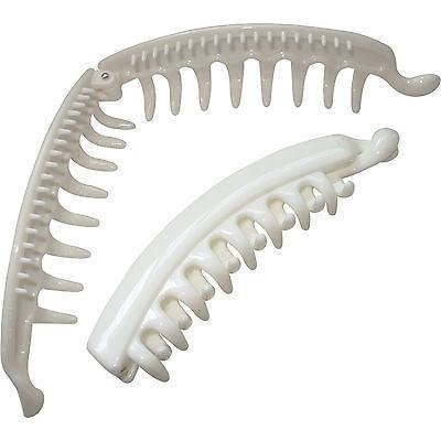 White Hair Claw Clip Comb Clamp Grip Grasp Girls Womens Kids Ladies Accessories White Hair Claw Clip Comb Clamp Grip Grasp Girls Womens Kids Ladies Accessories