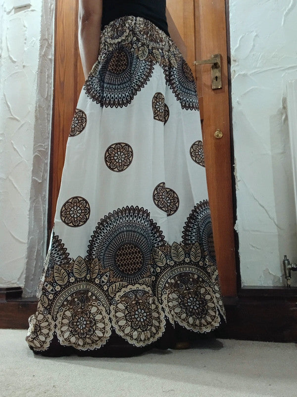 Bohemian Floral Print Boho Hippy Genie Harem Pants Palazzo Hippie Baggy Trousers