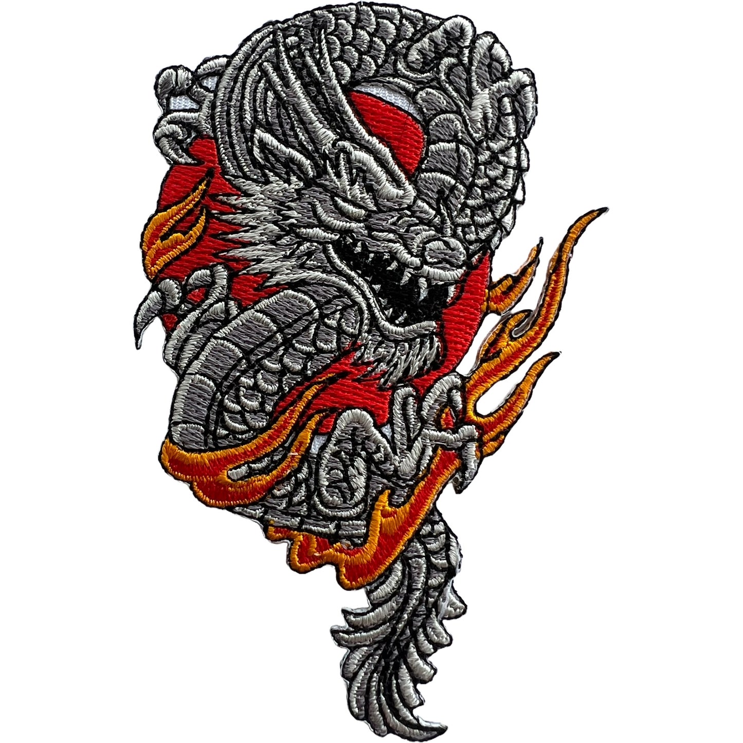 Chinese Dragon Patch Embroidered Badge Iron Sew On Trousers Jacket T Shirt Jeans