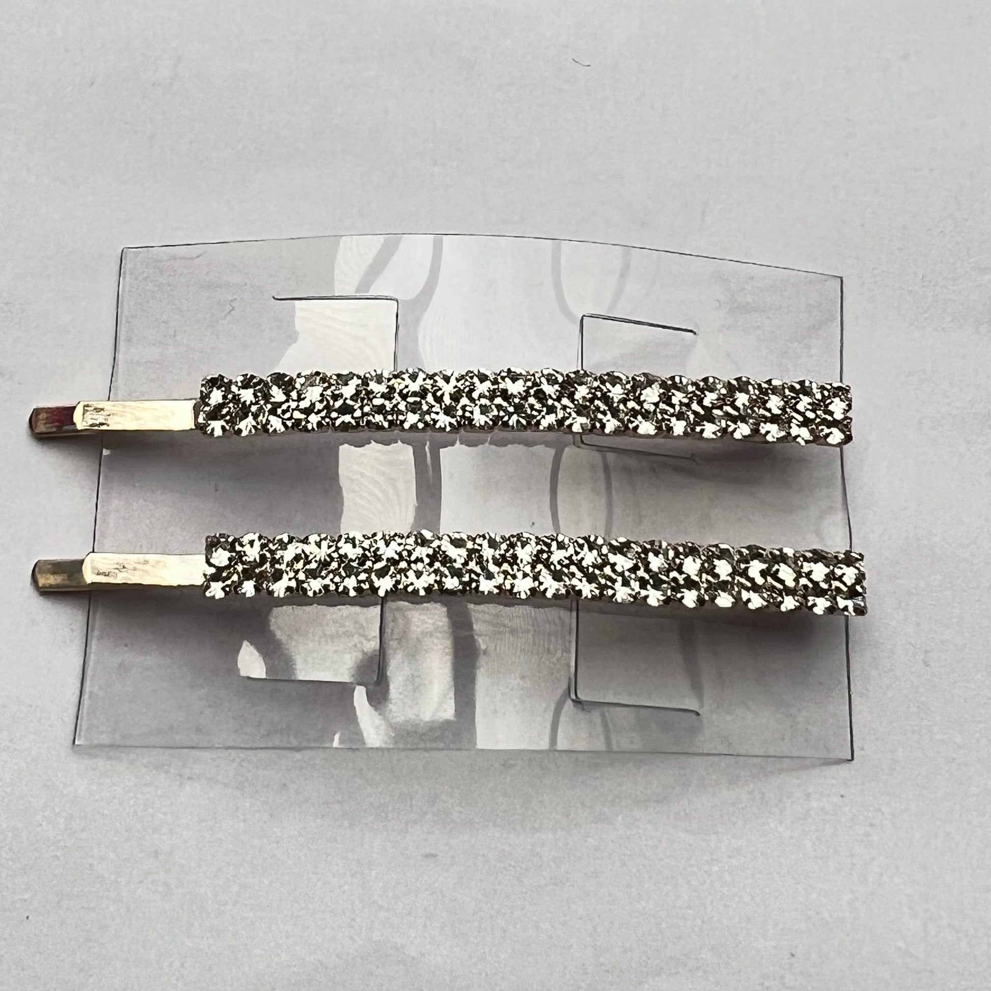2x Small Crystal Hair Clip Beautiful pretty hair Accessories