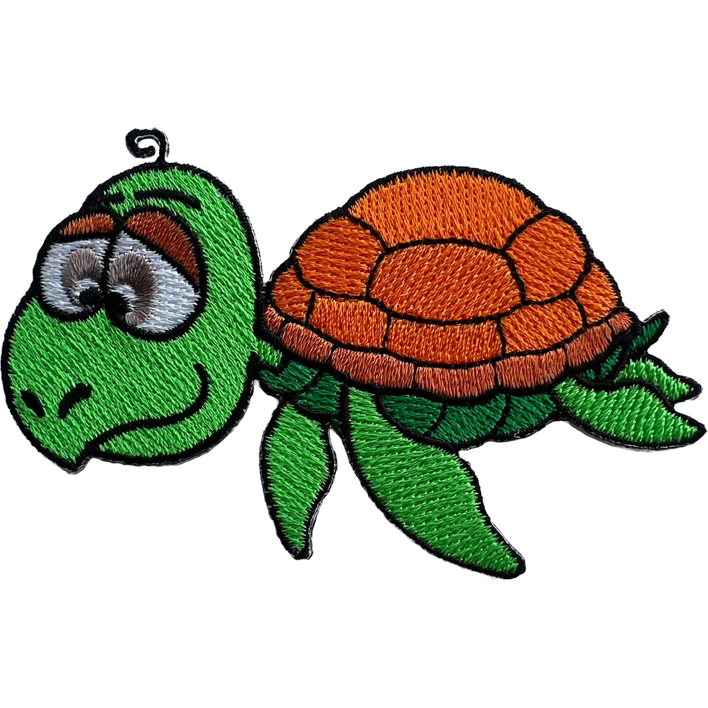 Sea Turtle Patch Iron Sew On Clothes Dress T Shirt Fish Animal Embroidered Badge