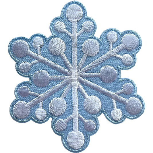 Snowflake Patch Iron Sew On Clothes Christmas Jumper Decoration Embroidery Badge