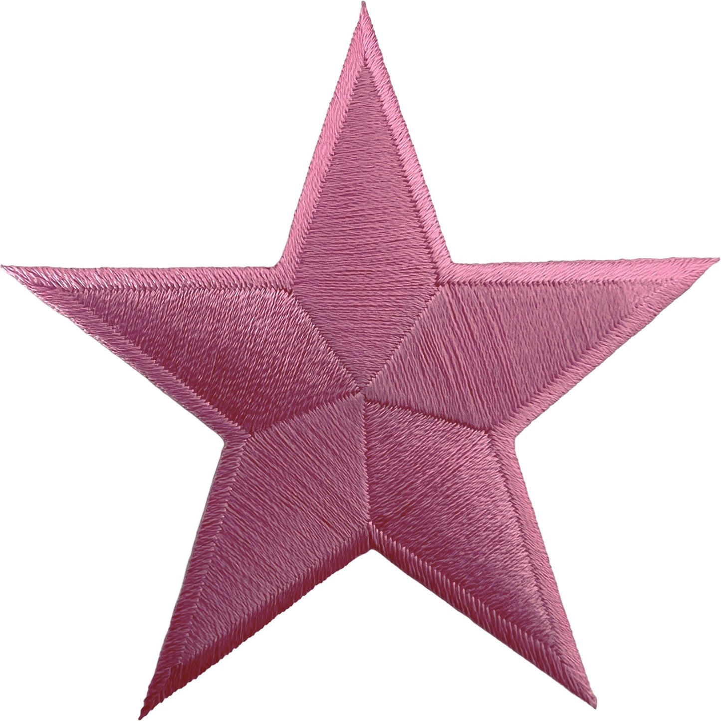 Light Pink Star Patch Iron Sew On T Shirt Hoodie Clothes Bag Embroidered Badge