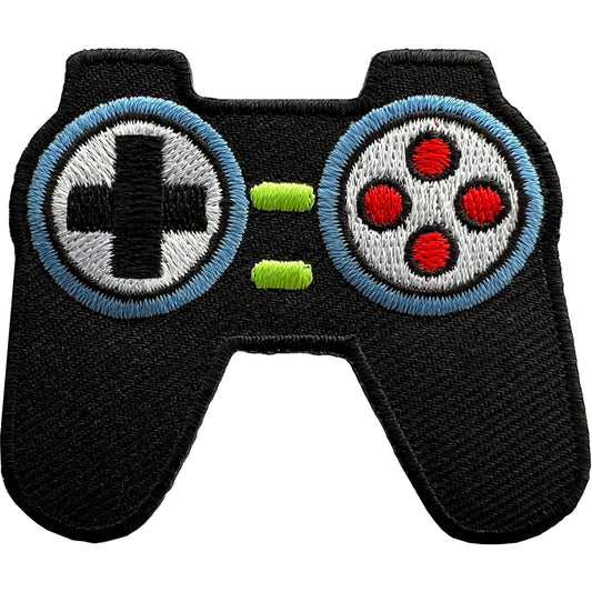 Video Game Controller Patch Iron Sew On T Shirt Denim Jeans Bag Embroidery Badge