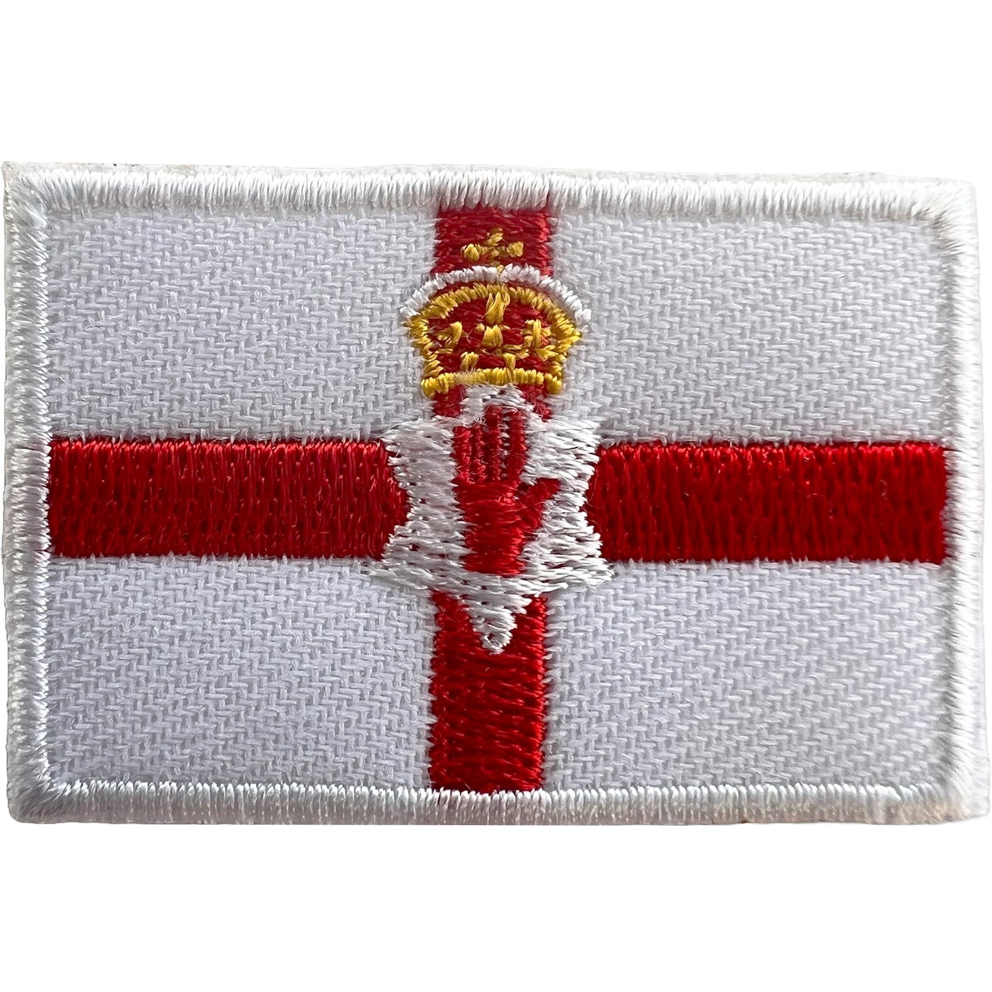 Mini Northern Ireland Flag Patch Iron Sew On Small Irish UK Embroidered Badge