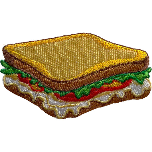 Sandwich Patch Embroidered Badge Iron Sew On Clothes Bag Denim Jeans Jacket