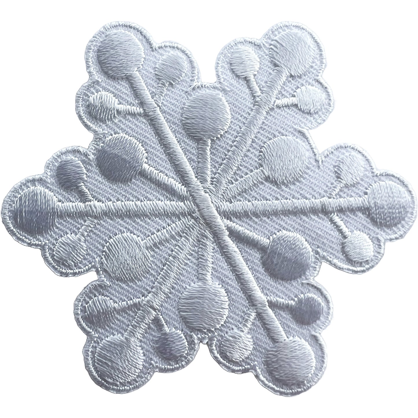 Christmas Snowflake Iron Sew On Patch Clothes Stocking Jumper Decoration Badge