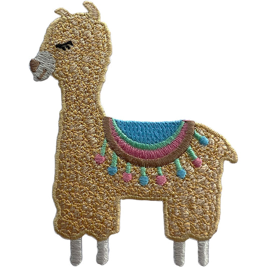 Alpaca Llama Patch Iron Sew On Denim Jeans Jacket Clothes Lama Embroidered Badge