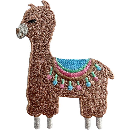 Alpaca Llama Patch Iron Sew On Denim Jeans Jacket Lama Embroidered Badge