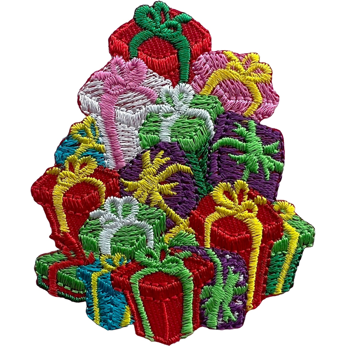 Christmas Presents Patch Iron Sew On Stocking Jumper Decoration Embroidery Badge