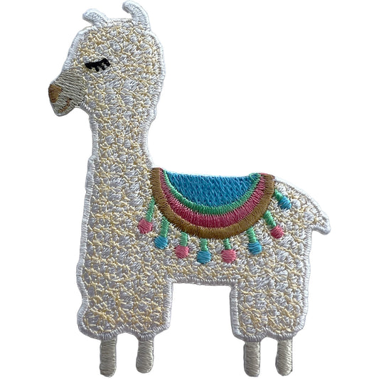 Alpaca Llama Patch Iron Sew On Clothes Jeans Jacket Bag Lama Embroidered Badge